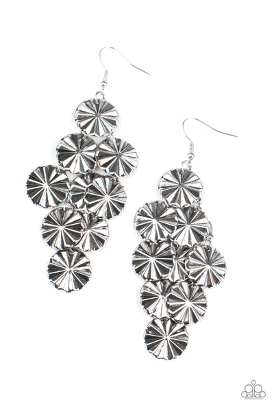 Star Spangled Shine Earrings__Silver