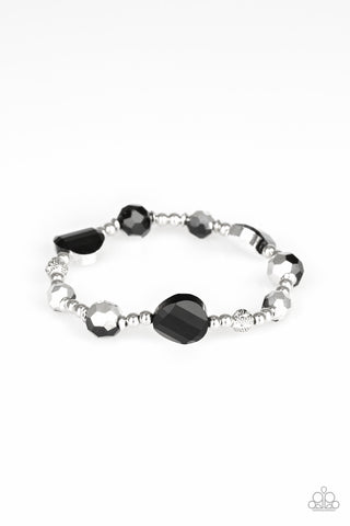 Starry-Eyed Elegance Bracelet__Black