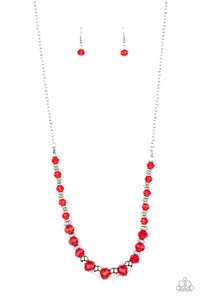 Stratosphere Sparkle Necklace__Red