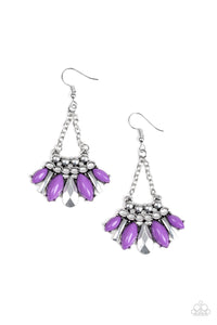 Terra Tribe Earrings__Purple