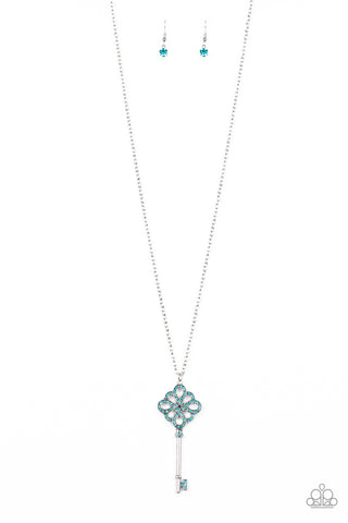 Unlocked Necklace__Blue