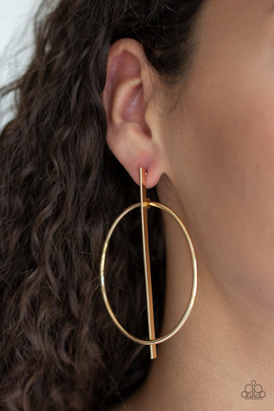 Vogue Visionary Earrings__Gold