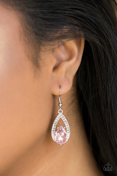 Gatsby Grandeur Earrings__Pink