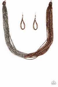 Flashy Fashion Necklace__Copper