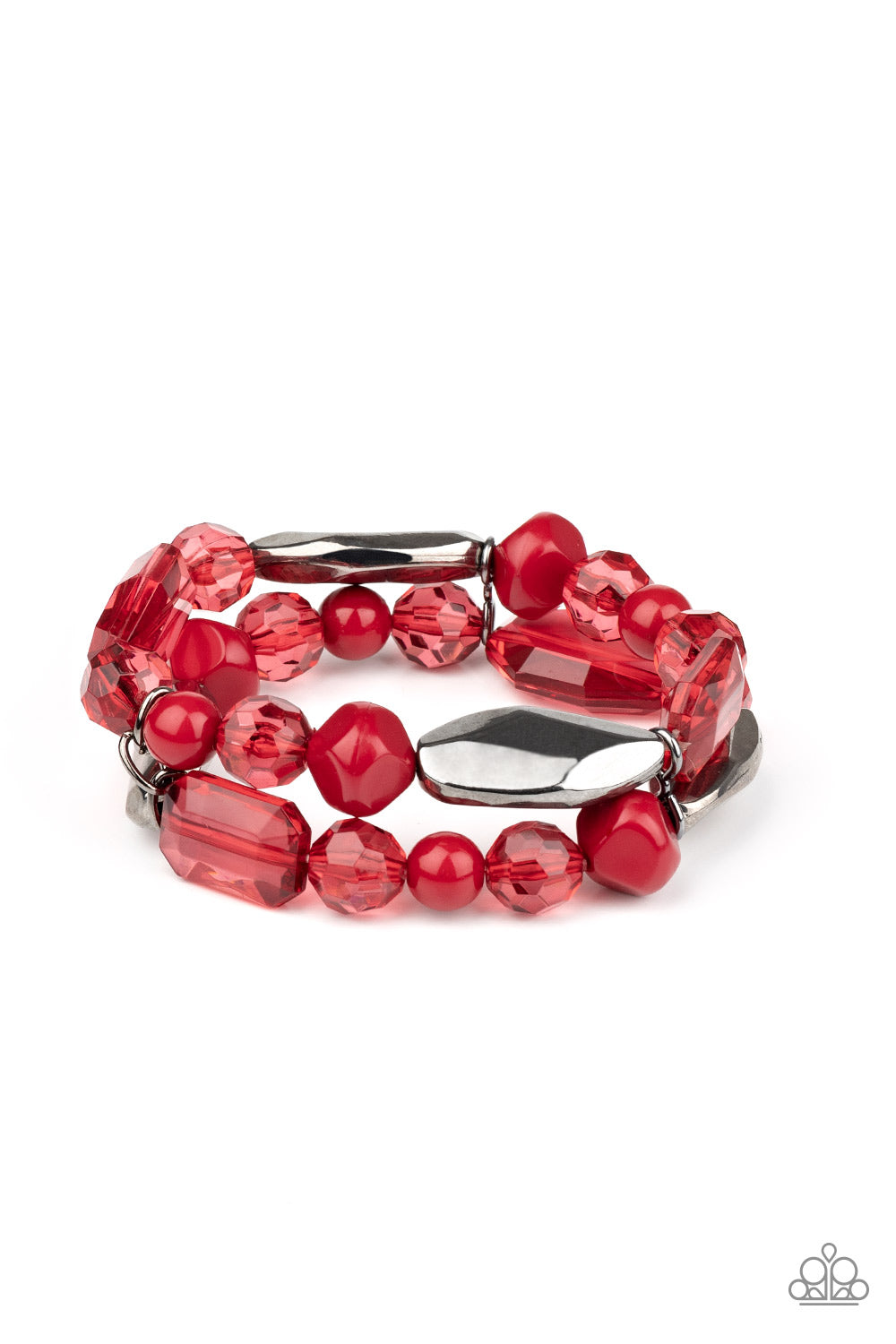 Rockin Rock Candy Bracelet__Red