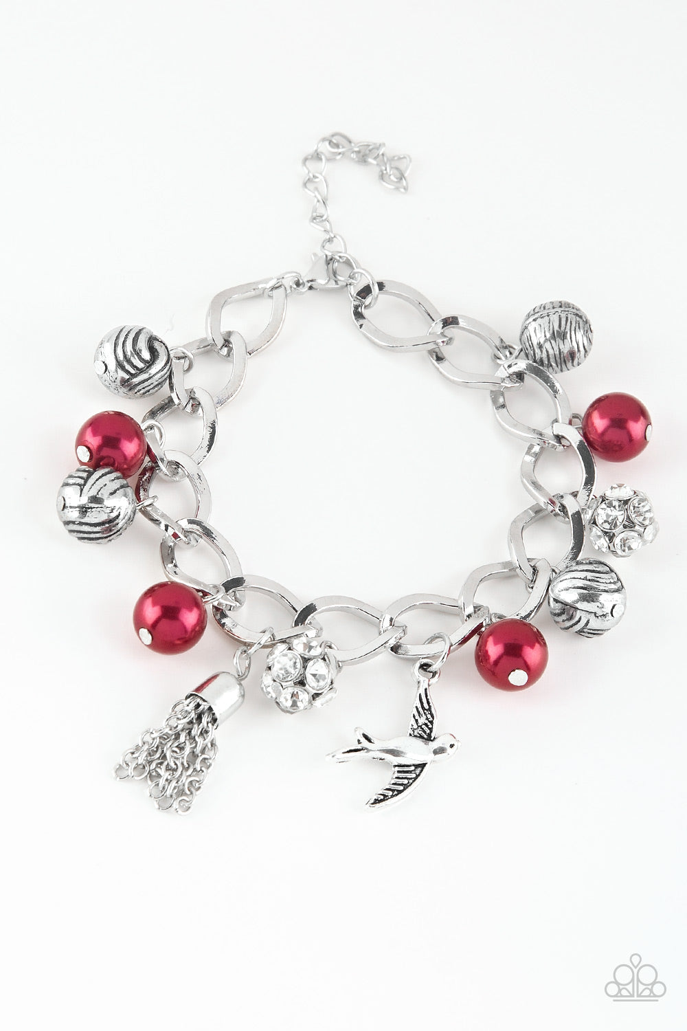 Lady Love Dove Bracelet__Red