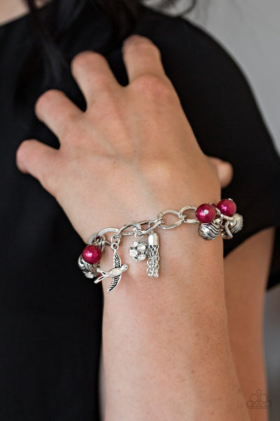 Lady Love Dove Bracelet__Red