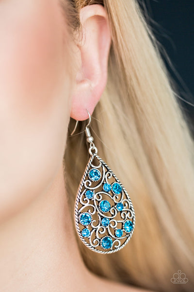 Certainly Courtier Earrings__Blue