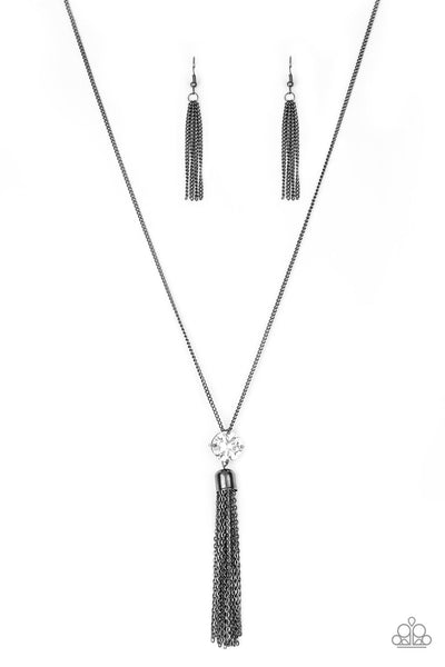 Five-Alarm FIREWORK Necklace__ Black