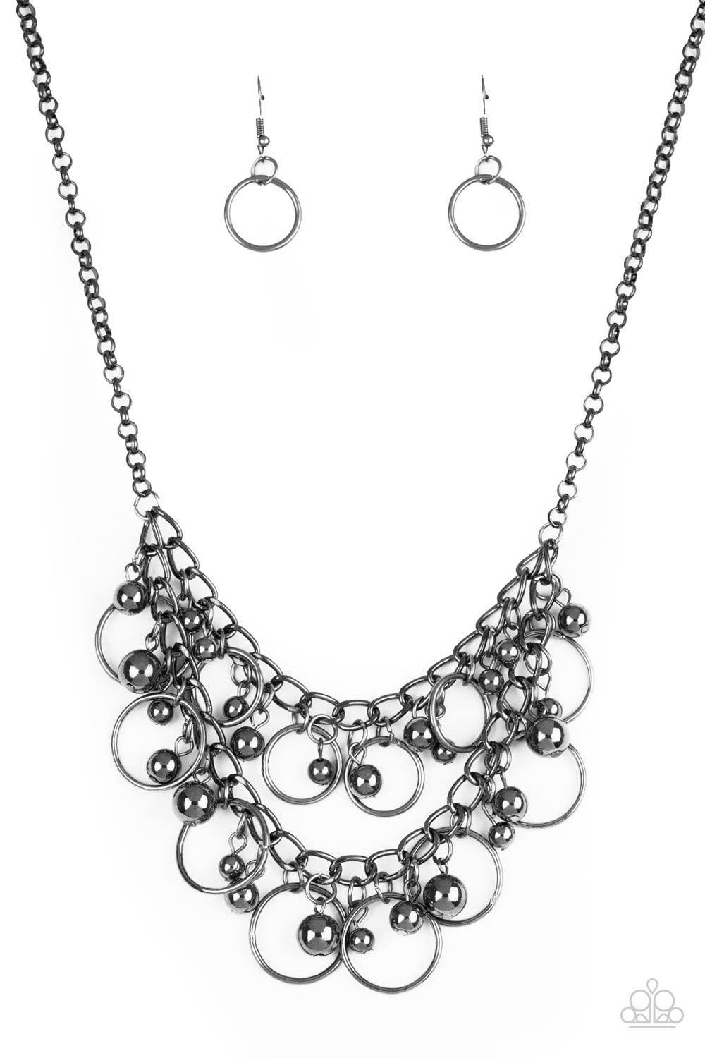 Warning Bells Necklace__Black