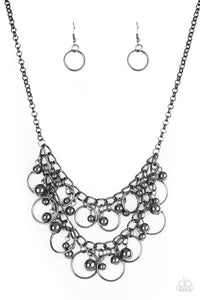 Warning Bells Necklace__Black