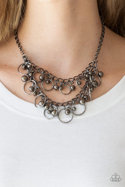 Warning Bells Necklace__Black