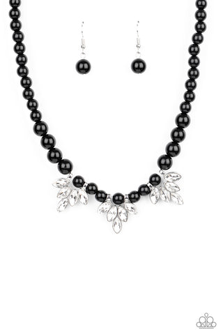 Society Socialite Necklace__Black