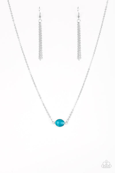 Fashionably Fantabulous Necklace__Blue