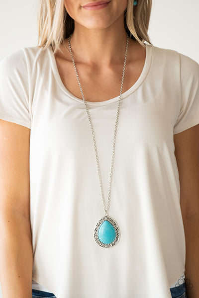 Full Frontier Necklace__Blue