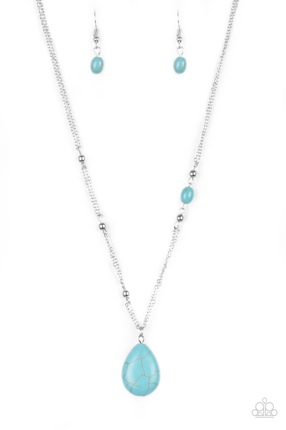 Peaceful Prairies Necklace__Blue