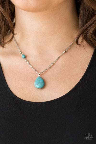 Peaceful Prairies Necklace__Blue