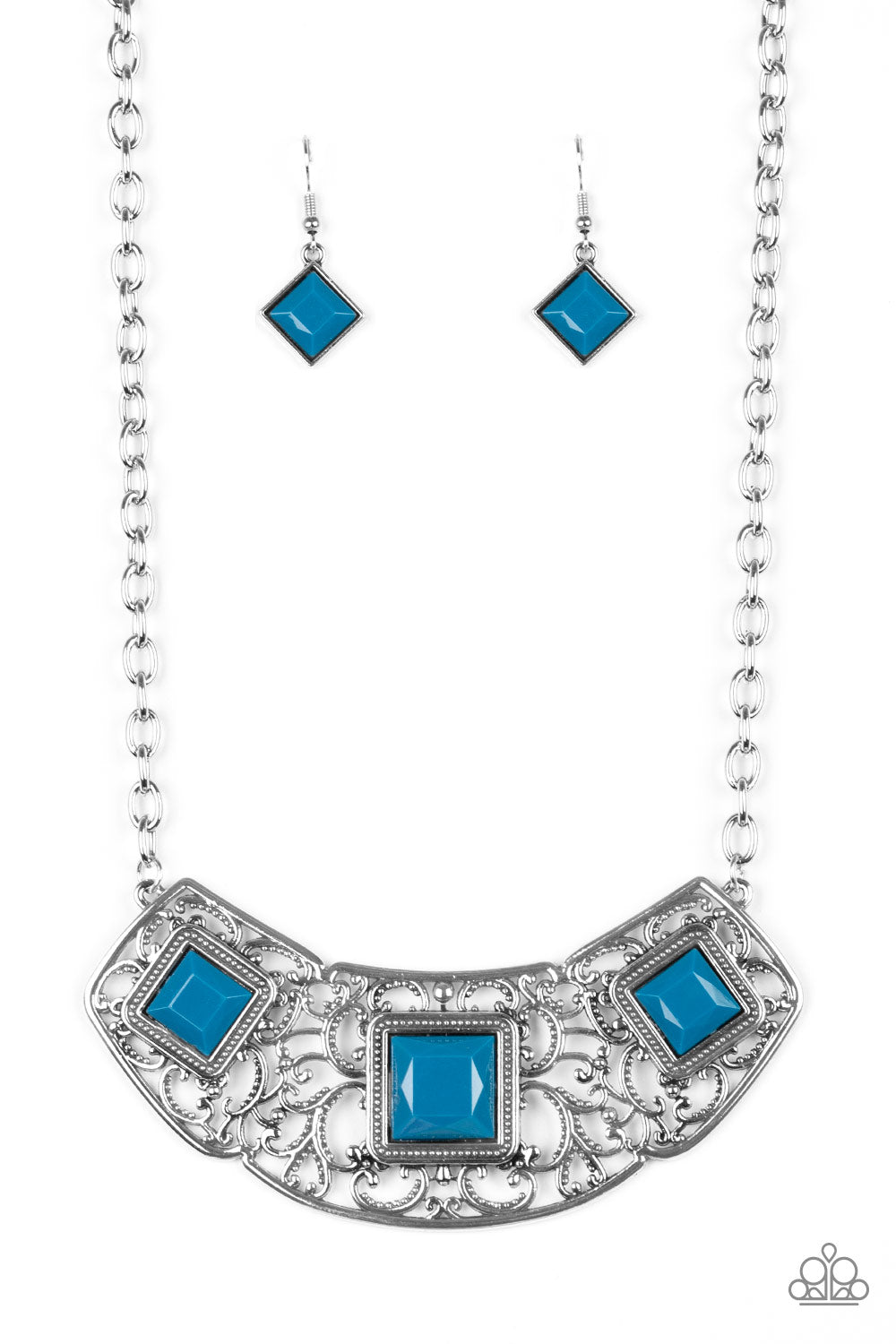 Feeling Inde-PENDANT Necklace__Blue