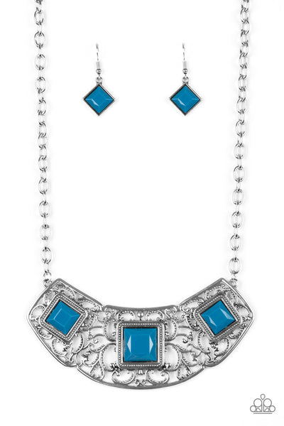 Feeling Inde-PENDANT Necklace__Blue