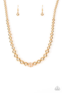 High-Stakes FAME Necklace__ Gold