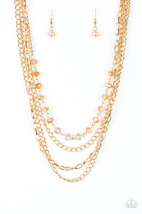 Extravagant Elegance Necklace__Gold