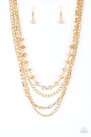 Extravagant Elegance Necklace__Gold