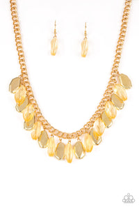 Fringe Fabulous Necklace__Gold