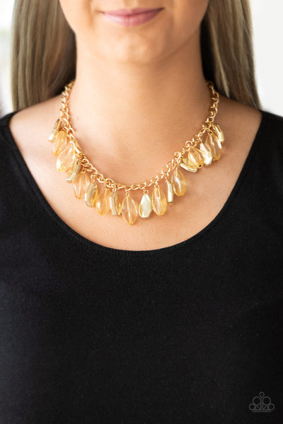 Fringe Fabulous Necklace__Gold