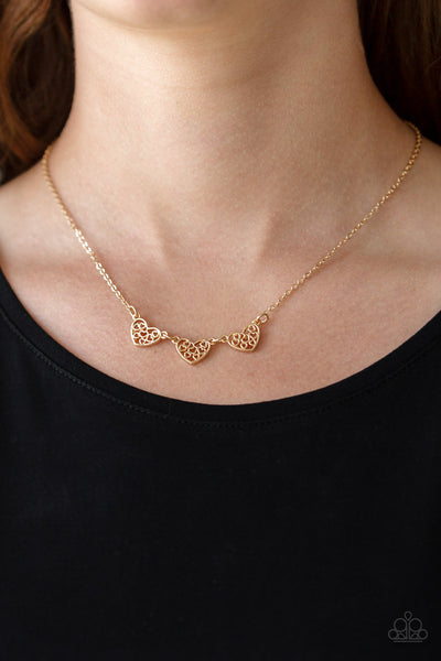 Another Love Story Necklace__Gold