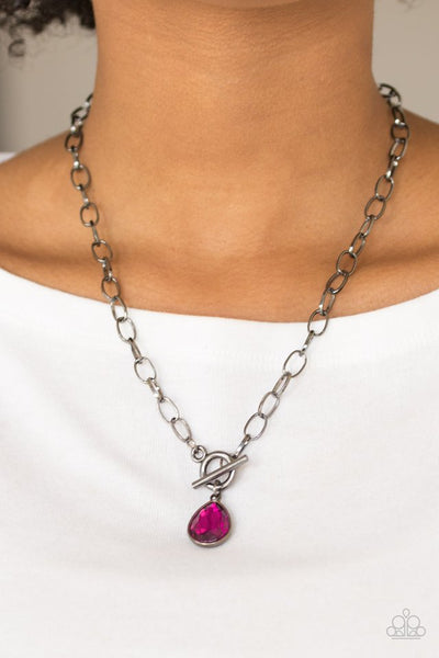 So Sorority Necklace__Pink