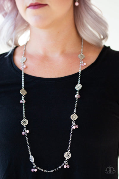 Color Boost Necklace__Pink