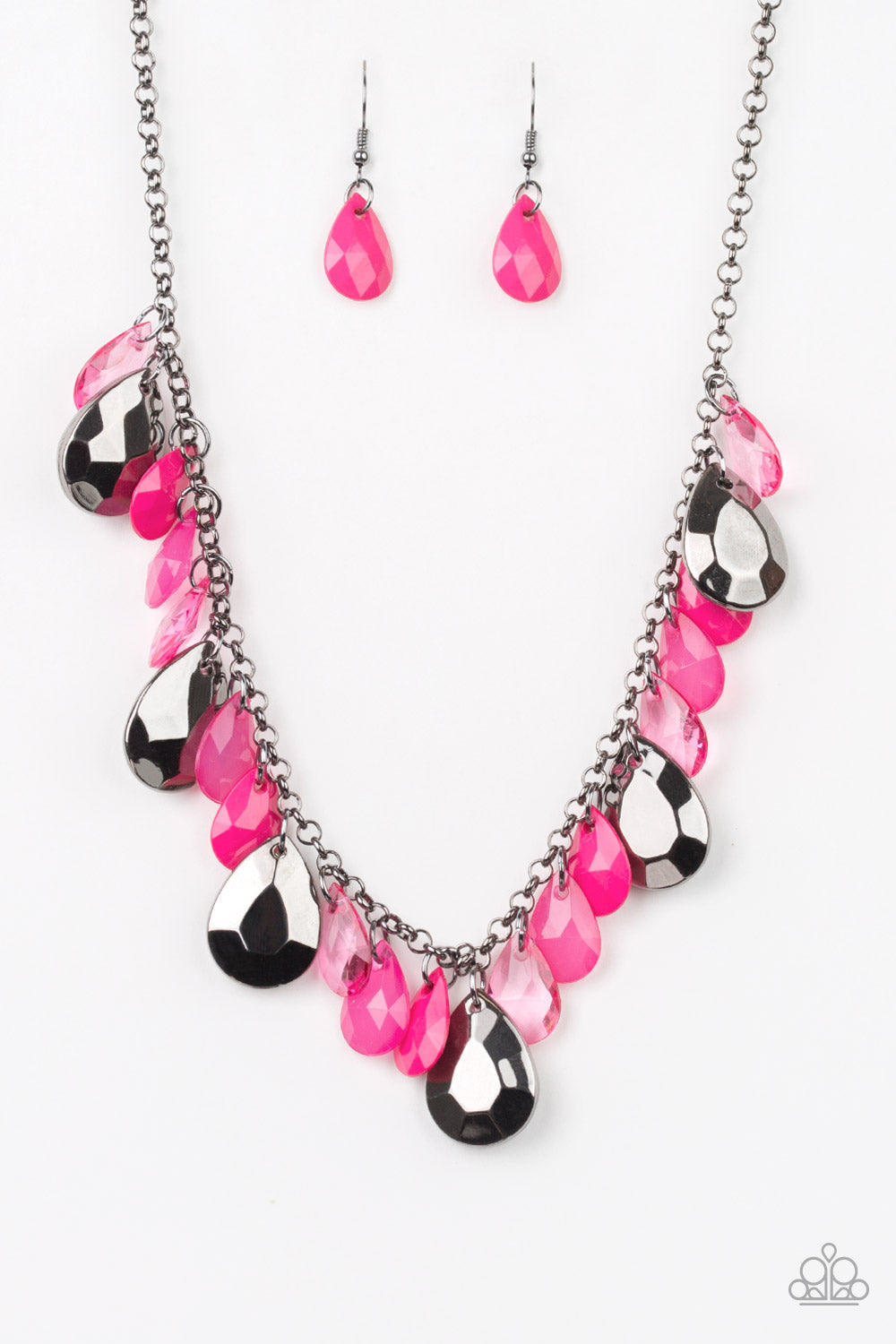 Hurricane Season Necklace__Pink