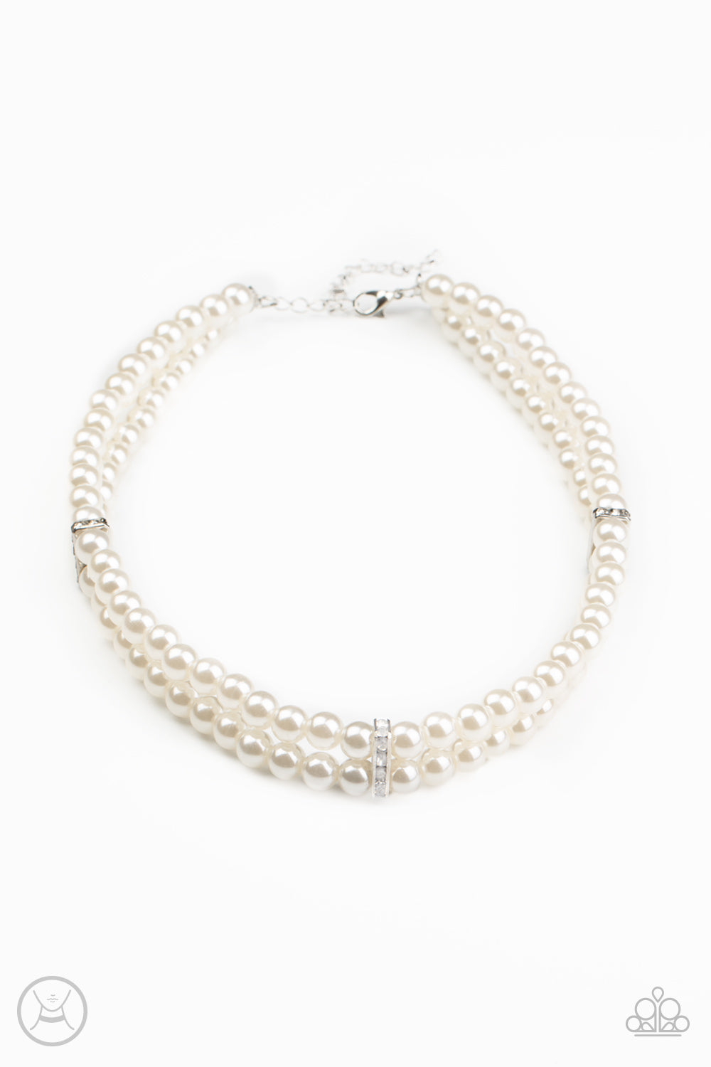 Put On Your Party Dress Necklace__White