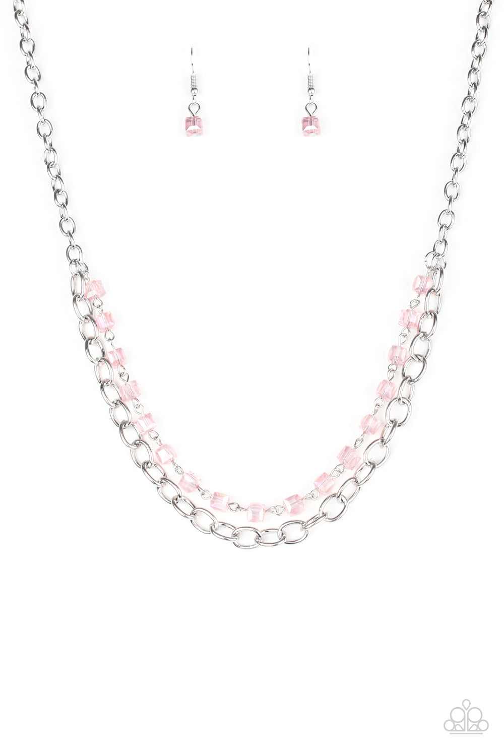 Block Party Princess Necklace__Pink