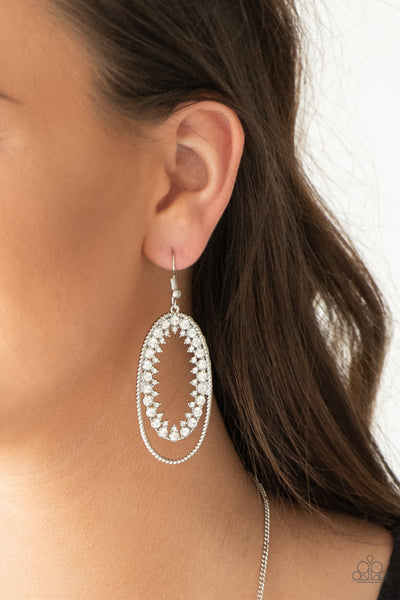 Marry Into Money Earrings__White