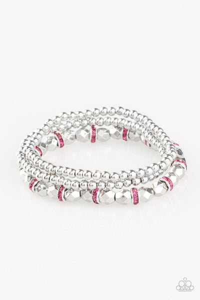 Let There BEAM Light Bracelet__Pink