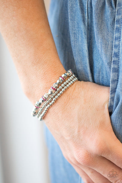 Let There BEAM Light Bracelet__Pink