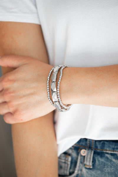 Metal Movement Bracelet__Silver