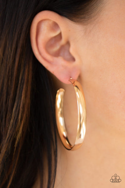 A Double Feature Earrings__Gold