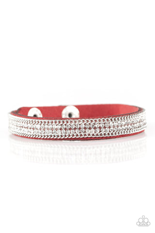 Babe Bling Bracelet__Red