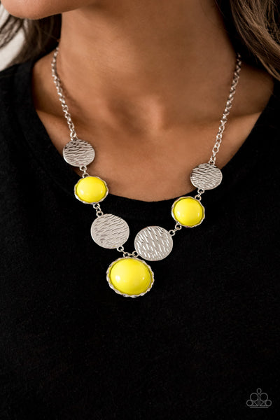 Bohemian Bombshell Necklace__Yellow