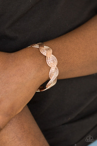 Braided Brilliance Bracelet__Gold