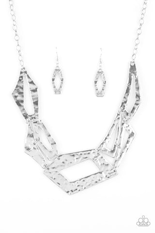 Break The Mold Necklace__Silver