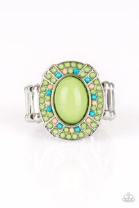 Colorfully Rustic Ring__Green