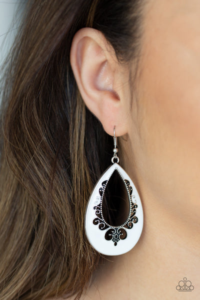 Compliments to the CHIC Earrings__White