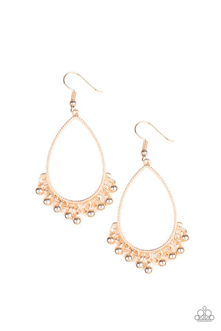 Country Charm Earrings__Rose Gold