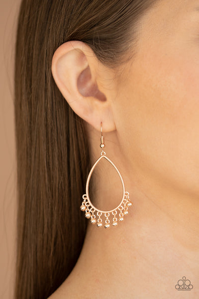 Country Charm Earrings__Rose Gold