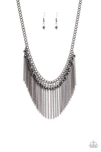 Divinely Diva Necklace__Blue