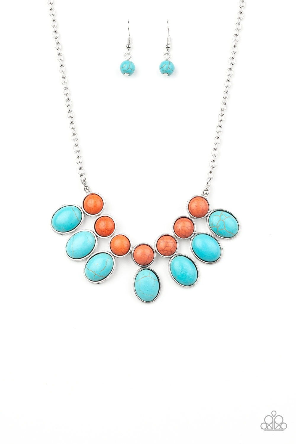 Environmental Impact Necklace__Blue