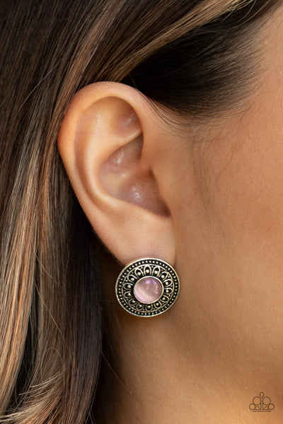 Fine Flora Earrings__Pink